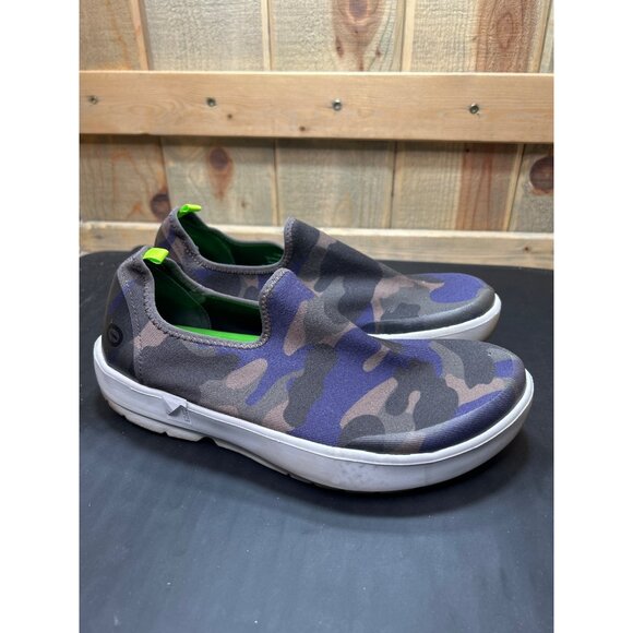 OOFOS Womens Camo Slip-On Shoes Size 9 Comfort Recovery Footwear - Picture 1 of 8